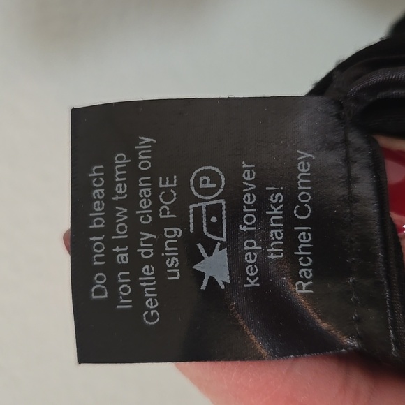 Rachel Comey | Black Swiss Dot Straight Leg Pants Size 8 - Picture 8 of 9